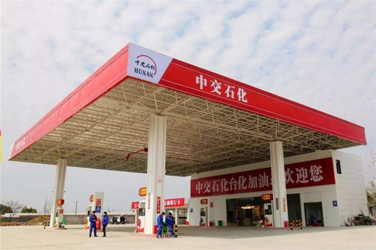 克拉玛依加油站钢结构网架案例6